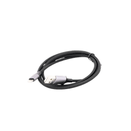 Cable USB-A a Lightning | 1 Metro | Certificado MFi | Carga Rápida 5V/2.4 A | 480 Mbps | Conector C94 | Adecuado para iPhone, iPad y iPod | Protección Integrada | Caja de Aluminio | Nylon Trenzado | Color Negro.