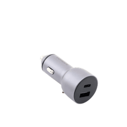 Cargador de Auto 42.5W | Puerto USB-A y USB-C | Carga Rápida | Compatible con Vehículos de 12 y 24 VCD | PD3.0 + QC3.0 | Chip Inteligente | Diseño Compacto  Mayor Eficiencia Energética | Caja de Aluminio.