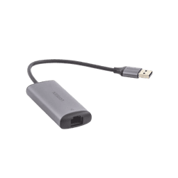 Adaptador de Red USB-A 3.0 a RJ45 / Admite 10/100/1000 Mbps y 2.5G / Caja de aluminio / Longitud del cable 10 cm / 1 a 1