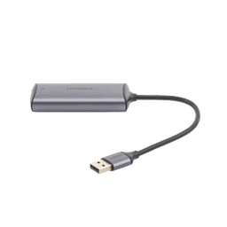 Adaptador de Red USB-A 3.0 a RJ45 / Admite 10/100/1000 Mbps y 2.5G / Caja de aluminio / Longitud del cable 10 cm / 1 a 1