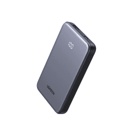 Power bank Ultradelgado  10000mAh / 20W Máximo / Puerto USB-C PD3.0 PPS / Puerto USB-A 22.5W / Batería Polímero de Litio / Pantalla Digital / Carga Rápida 3 Horas / Protocolos Múltiples / Protección