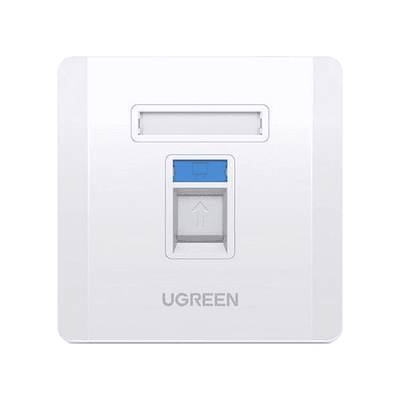 Placa de Pared de un solo Puerto