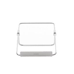 Soporte para Laptop / Plegable / Ajustable de 87 a 131 mm / Amplia compatibilidad 11''-16'' / Capacidad de carga 20 KG / Antideslizante /  Ultra Ligero / Metal / ABS / Silicona / Color Plata