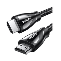 Cable HDMI 2.1 de Nylon Trenzado / 1 Metro / 8K@60Hz/4K@120Hz / eARC (Canal de Retorno de Audio / HDR10+ / VVR / HEC (Canal Ethernet HDMI) / ALLM / 3D / Dolby Atmos / Dolby Visión / 48 Gbps / Mayor Duración.