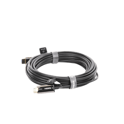 Cable HDMI de 10 Metros por Fibra Óptica 8K@60Hz / Fibra de 4 núcleos + Cobre estañado de 7 núcleos / Compatible con HDMI 2.1 / Alta velocidad 18 Gbps / 3D / HDR / Caja de Aleacion Zinc / Premium