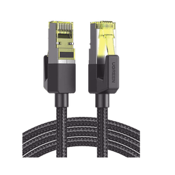 Cable Ethernet Cat7 CLASSâ… F/FTP Redondo con Malla de Nylon 1 Metro