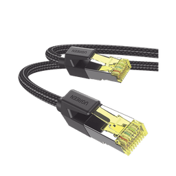 Cable Ethernet Cat7 CLASSâ… F/FTP Redondo con Malla de Nylon 5 Metros