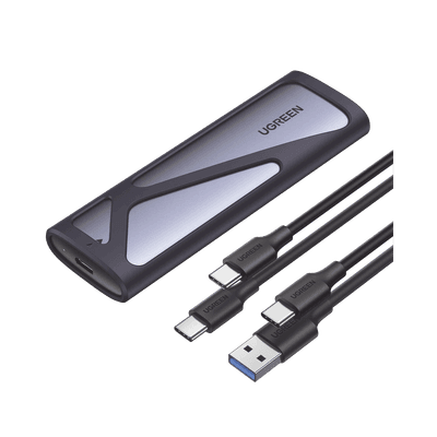 Carcasa Disco Duro NVME M.2 (Enclosure) | Hasta 2TB | USB3.1 a 10 Gbps | SATA SSD PCIE 3.0 | Soporta M Key y B Key | Compatible con SSD M.2 NVME 2230/2242/2260/2280 | UASP | S.M.A.R.T. | TRIM | ESD Incorporado | Caja de Aluminio.