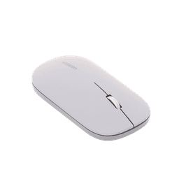 Mouse inalámbrico 2.4 GHz | Ultra Delgado y Silencioso | DPI 1000/1600/2000/4000 (Ajustable) | Alcance 10m | Scroll de Aluminio | Adaptable a diferentes superficies | Diseño suave al tacto | Contiene Receptor USB | Color Gris.