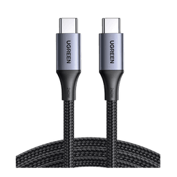 Cable USB-C a USB-C | 2 Metros | Potencia de Carga 240W | 48V/5A | PD3.1 /3.0 | 480 Mbps | Chip E-Market | Carcasa de Aluminio | Nylon Trenzado.