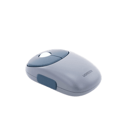 Mouse Inalámbrico FUN | Recargable| 2.4G & Bluetooth | 4 Niveles de DPI | Silencioso | Ergonómico | 5 Botones | Compatible con Windows, macOS 10.5, Android iOS Linux y Chrome OS | Color Azul.