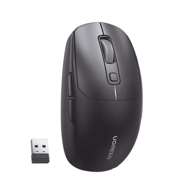 Mouse Gaming Inalámbrico| 5000 DPI | 5 Niveles de DPI  |6 Botones | Recargable | Tri-Modo USB/BT/2,4 GHz | Diseño Ergonómico | Alta Capacidad de Batería | Luz Led | Compatible con Windows macOS Android iOS Linux.