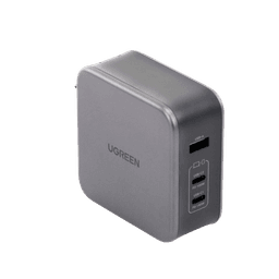 Cargador de 140W serie Nexode | 3 Puertos de Carga Rápida | 2 USB-C | 1 USB-A | Tecnología GaN II +SIC | PD3.1 / QC4.0 | Tecnología de Protección Térmica | Optimiza la Experiencia de Carga | Incluye cable USB-C