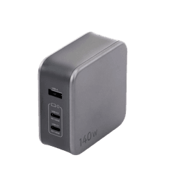 Cargador de 140W serie Nexode | 3 Puertos de Carga Rápida | 2 USB-C | 1 USB-A | Tecnología GaN II +SIC | PD3.1 / QC4.0 | Tecnología de Protección Térmica | Optimiza la Experiencia de Carga | Incluye cable USB-C