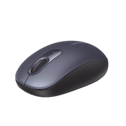 Mouse Inalámbrico 2.4G 800/1200/1600/2400 DPI / Función de 3 botones / Alcance 10m / Silencioso / Ergonómico / Anti-caída y Anti-interferencias / Color Midnight Blue / Batería Alcalina AA (incluida).