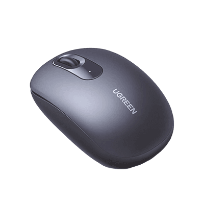 Mouse Inalámbrico 2.4G 800/1200/1600/2400 DPI / Función de 3 botones / Alcance 10m / Silencioso / Ergonómico / Anti-caída y Anti-interferencias / Color Midnight Blue / Batería Alcalina AA (incluida).