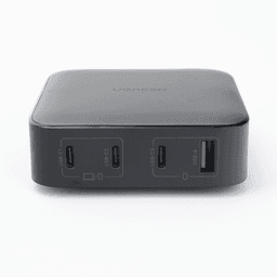 Cargador de Escritorio de 100W | 4 Puertos de Carga Rápida | 3 USB-C | 1 USB-A | Tecnología GaN II +SIC | Power Delivery 3.0 | Quick Charge 4.0 | Chip Confiable y Carga Inteligente | Optimiza la Experiencia de Carga