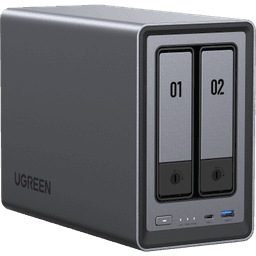 NASync DXP2800 | SO UGOS Pro |  Intel N100 12th Gen Intel® 4 Core™ | 2 Bahías SATA hasta 48TB | 2-Bahias (M.2 NVMe) hasta 16TB | 8GB DDR5 (Exp. a 16GB) | Ethernet 2.5G  | HDMI 4K | 2* USB2.0 | 1*USB 3.2Gen | 1* USB 3.2Gen2 | 1*USB-C 3.2Ge