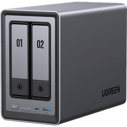 NASync DXP2800 | SO UGOS Pro |  Intel N100 12th Gen Intel® 4 Core™ | 2 Bahías SATA hasta 48TB | 2-Bahias (M.2 NVMe) hasta 16TB | 8GB DDR5 (Exp. a 16GB) | Ethernet 2.5G  | HDMI 4K | 2* USB2.0 | 1*USB 3.2Gen | 1* USB 3.2Gen2 | 1*USB-C 3.2Ge