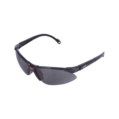 Lentes de seguridad modelo "Orión" negro, armazón de plástico.