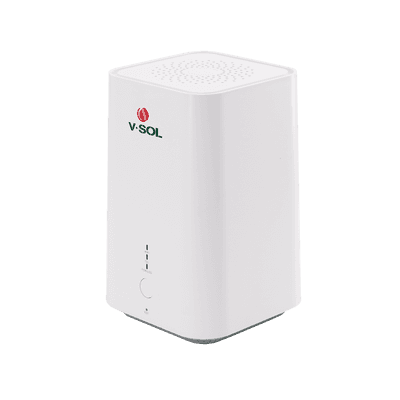 ONU DualMode GPON/EPON / Wi-Fi Doble Banda 2.4 y 5 GHz / Soporta MESH / 2 Puertos Gigabit / 1 Puerto PON SC/UPC / 1 puerto FXS / Hasta 1200 Mbps vía Wi-Fi