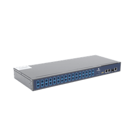 OLT de 1 GPON puerto con Splitter de 1 a 32 SC/UPC Incluido  + 3 puertos Uplink (2 puertos Gigabit Ethernet + 1 puerto SFP/SFP+) , hasta 128 ONUS