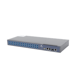 OLT de 1 GPON puerto con Splitter de 1 a 32 SC/UPC Incluido  + 3 puertos Uplink (2 puertos Gigabit Ethernet + 1 puerto SFP/SFP+) , hasta 128 ONUS