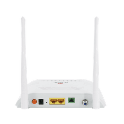 ONU Dual G/EPON con Wi-Fi en 2.4 GHz + 1 CATV + 1 puerto LAN Gigabit +  1 puerto LAN Fast Ethernet, hasta 300 Mbps vía inalámbrico