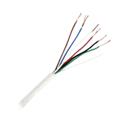 Bobina de Cable de 152 Metros de 6 x 20 AWG / BLINDADO / Color BLANCO / Aplicaciones en Control de Acceso, Audio e Instrumentación