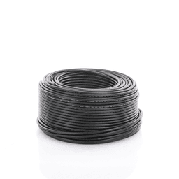 Bobina de 100 metros / Cable Fotovoltaico / Negro / Recubrimiento XLPE / 4mm² / 12 AWG / Hasta 1,800 Vcc