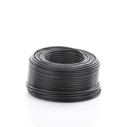 Bobina de 100 metros / Cable Fotovoltaico / Negro / Recubrimiento XLPE / 4mm² / 12 AWG / Hasta 1,800 Vcc