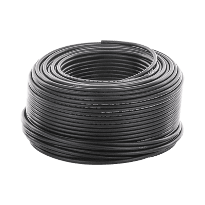 Bobina de 100 metros / Cable Fotovoltaico / Negro / Recubrimiento XLPE / 4mm² / 12 AWG / Hasta 1,800 Vcc