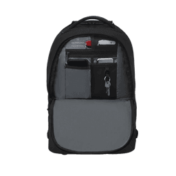 Mochila VX Sport EVO con Ruedas, Mango Telescópico y Correas al Hombro. Fabricada en Poliéster Negro repelente al Agua. Backpack on Wheels.