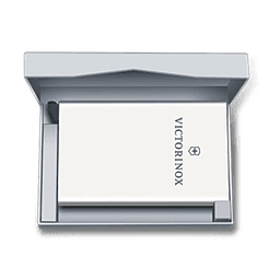 Tarjetero / Almacenamiento Seguro 4-6 Tarjetas / Aluminio Duradero / Protección RFID / Sistema Deslizamiento Patentado / Color Gris Claro.