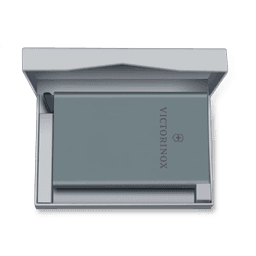 Tarjetero / Almacenamiento Seguro 4-6 Tarjetas / Aluminio Duradero / Protección RFID / Sistema Deslizamiento Patentado / Color Gris.