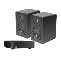 Kit Amplificador VSSL de 1 Zona + Altavoz De Estantería Color Negro De TruAudio