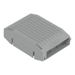 Gelbox Conexión En Línea Para Cables / Con Gel / Compatible Serie 221 / Hasta 4 mm² / Sin Bornas / Tamaño 2 / Color Gris / Protección IPX8 / Material Polipropileno