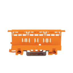 Adaptador de Fijación Serie 221 / 6 mm² / Para Montaje Sobre Carril DIN-35 y Montaje Atornillado / Color Naranja / Aislamiento Poliamida / Clase de Inflamabilidad UL 94 V0