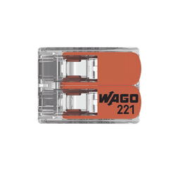 COMPACT SPLICING CONNECTORFOR ALL CONDUCTOR TYPES TRANSPARENT 2 CONNECTORS