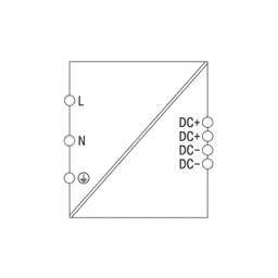 Fuente de Alimentación Conmutada / 12V DC 4A 48W / Sincronización Primaria ECO / Montaje Carril DIN / SELV PELV / IP20 / Conexión Paralelo y Línea