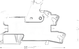 Módulo con Relé, 12V DC, 2 Inversores, 8A Corriente Límite, LED Rojo, Push-in CAGE CLAMP®, Montaje Carril DIN, Gris