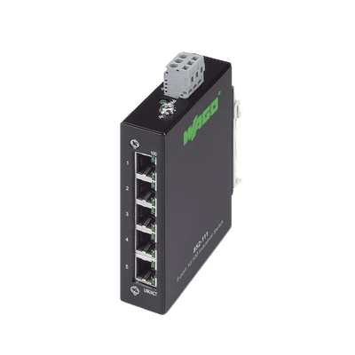 Industrial ECO Switch 5 puertos 100 Base-T Negro