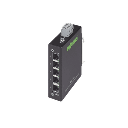 INDUSTRIAL ECO SWITCH 5 PUERTOS 1000 BASE-T NEGRO