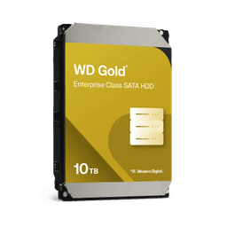 Disco Duro Empresarial WD Gold / SATA 6 Gb/s / 10 TB / 7200 RPM / Tecnología HelioSeal / ArmorCache / 5 Años Garantía / 2.5M Horas MTBF