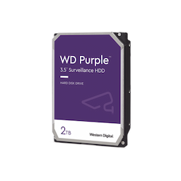 Disco Duro PURPLE de 2TB / 3 AÑOS DE GARANTÍA / Para Videovigilancia