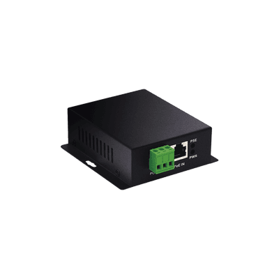 Convertidor PoE Industrial / Entrada PoE 802.3 af/at / Salida PoE pasivo 24V / Conexión plug and play / Alcance de hasta 100 metros / Ideales para Enlaces Inalámbricos