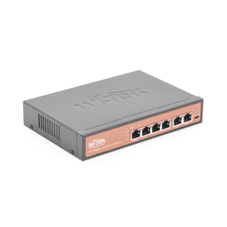 Switch PoE No administrable / PoE de Largo Alcance Hasta 250m / 4 Puertos PoE 10/100Mbps (Puerto 1 Hasta 60W, Puertos 2,3 y 4 Hasta 30W) + 2 Puertos 10/100Mbps Uplink / Presupuesto 65 W / Plug and Play