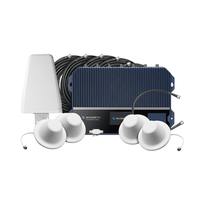 KIT Amplificador de Señal Celular, ENTERPRISE 4300/ Para Montaje en Pared/ Mejora la Señal de los principales operadores | Cubre áreas de hasta 4800 m²