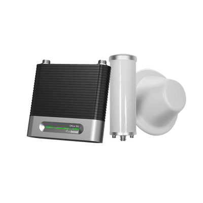 KIT Amplificador de Señal Celular 4G/ 3G, OFFICE 100 | Mejora la Señal Celular de Múltiples Operadores | Cubre áreas de hasta 1200 m²