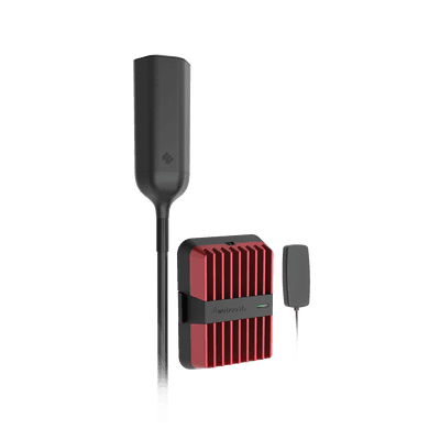 KIT Amplificador de Señal Celular 4G, 3G, VoLTE y Voz Convencional, Drive Reach OTR/ Especial para Tractocamión y Pick up Pesados/ Soporta múltiples dispositivos y compañías como Telcel, AT&T y Movistar a la vez.